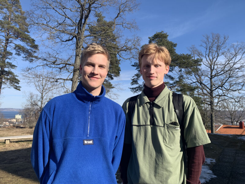 Hugo Lundqvist och Viggo Lindström. Foto: Annie Darefors