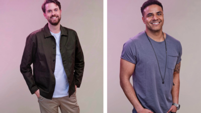 Olof Haglund, till vänster, och Gabriel Berg är med i säsong 3 i Love Is Blind.