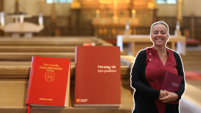 Karin och psalmböcker